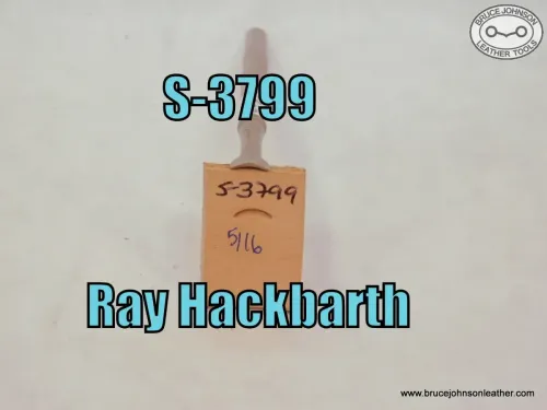 S-3799 – Ray Hackbarth scallop cutter-smooth veiner, 5/16 inch – $50.00.