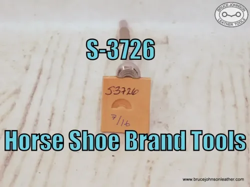 S-3726 – Horse Shoe Brand Tools border stamp, 7/16 inch – $60.00.