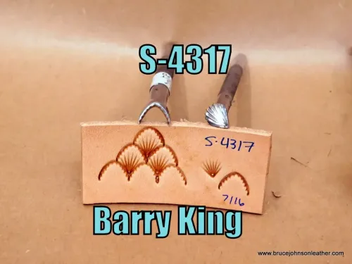 S-4317 – Barry King shell and filler stamp set, 7/16 inch – $70.00.