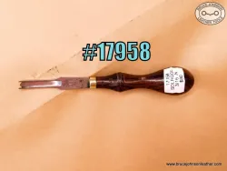 17958 – CS Osborne saddler gouge – carving tool, 3/16 inch – $80.00.