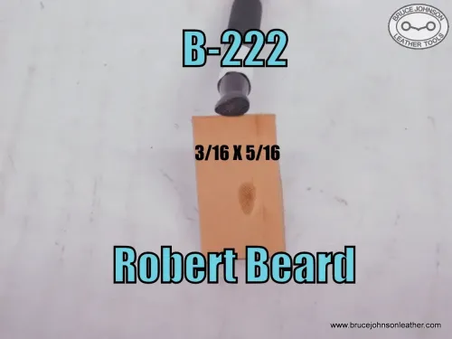 B-222 – Robert Beard checkered shader, 3/16 X 5/16 inch – $85.00.