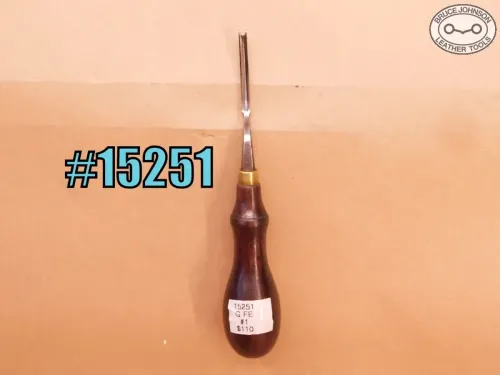15251 – Gomph #1 French edger, 1/16 inch of cut – $110.00.