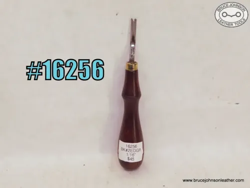 SOLD - 16256 – Barry King #2 grooved edger, 1/16 inch of cut – $45.00.
