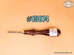 15874 – Barry King #0 grooved edger, scant 1/16 inch of cut – $50.00.