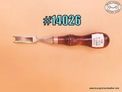 14026 – unmarked McMillen #7 French edger, 5/16 inch of cut – $50.00.