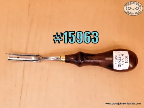 SOLD - 15963 – Super Rare Gomph #5 vizzard edger, 5/16 inch of cut – $500.00.