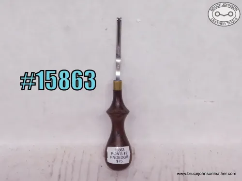 15863 – Ron's Tools #2  round edger, 1/16 inch of cut – $75.00