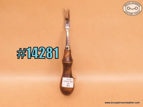 SOLD – 14281 – CS Osborne #3 round back French edger, 3/16 inch of cut – $90.00.