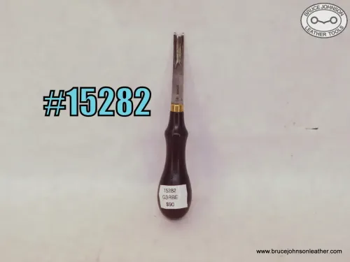 SOLD – 15282 – Gomph #3 round back edger, 3/16 inch of cut – $90.00.
