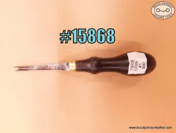 15868 – Gomph #1 round back edger, 1/16 inch of cut – $90.00
