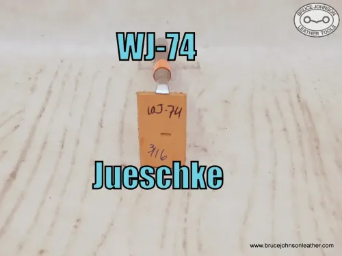 WJ-74 – Jueschke 3/16 inch smooth beveler – $35.00. – In stock