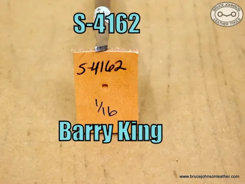 S-4162 – Barry King checkered beveler, , 1/16 inch wide – $25.00