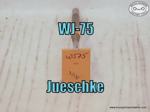 WJ-75 – Wayne Jueschke coarse checkered beveler, 3/16 inch wide – $40.00.