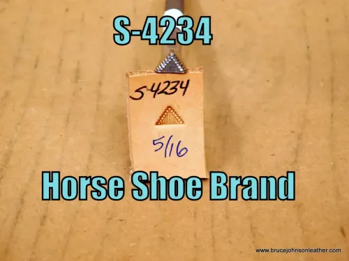 S-4234 – Horse Shoe Brand border stamp, 5/16 inch wide – $60.00.