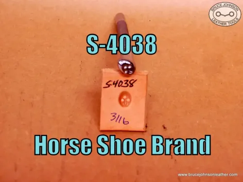 S-4038 – Horse Shoe Brand flower center, 3/16 inch wide – $80.00