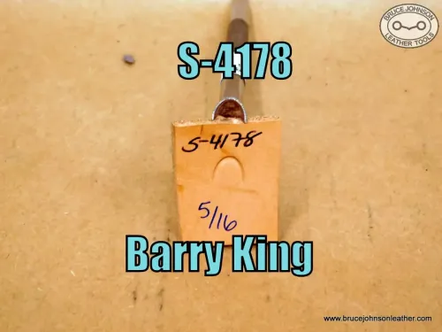 S-4178 – Barry King mule foot, 5/16 inch wide at base – $30.00.