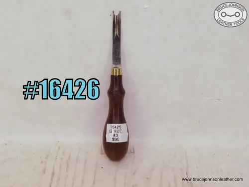 16426 – Gomph #3 round back edger – $90.00.