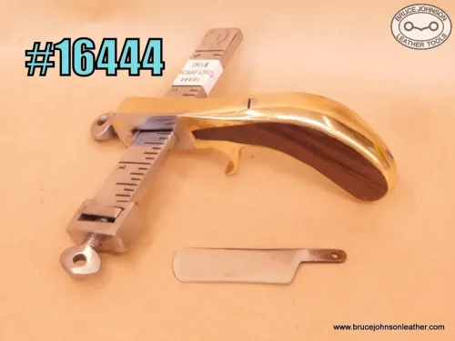16444 – CS Osborne brass frame draw gauge – $150.00.