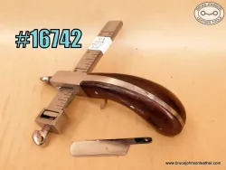16742 – CS Osborne wooden handle draw gauge – $125.00.
