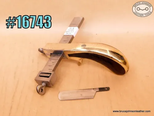 16743 – CS Osborne brass draw gauge–$150.00