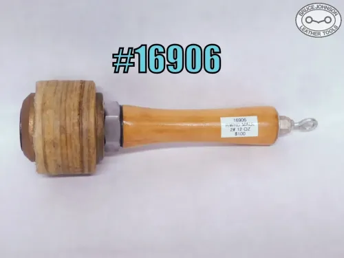 16906 – rawhide maul, 2 pounds-12 ounce – $100.00.