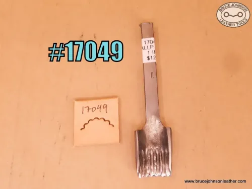 17049 – scallop punch, 1 inch – $120.00