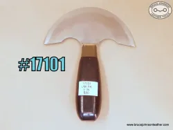 17101 – unmarked round knife, 5 inches wide really nice – $80.00.