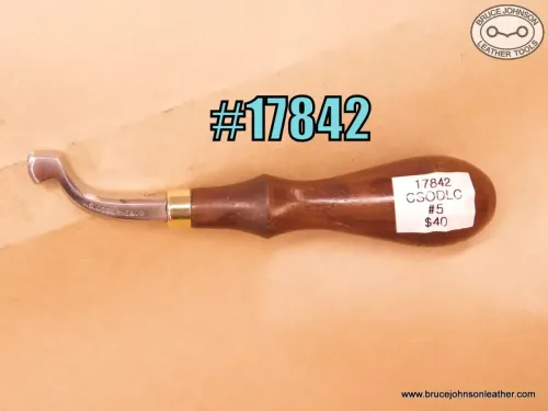 17842 – CS Osborne #5 double line creaser – $40.00.