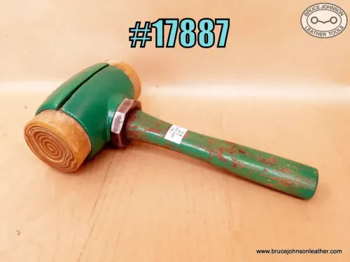 17887 – Garland rawhide mallet, 6 lbs. 8 oz. perfect faces – $100.00.