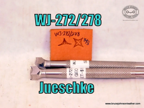 WJ-272-278 – Jueschke geometric stamp set, 3-8 inch – $180.00.