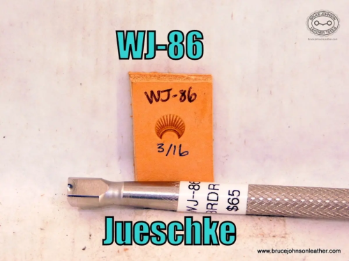 WJ-86 – Jueschke border stamp, 3-16 inch wide at base – $65.00.