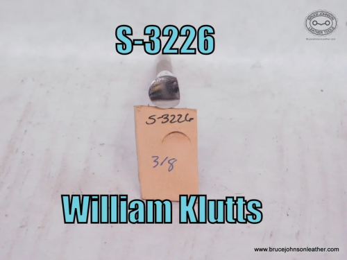 S-3226-William Klutts undershot lifter stamp, 3-8 inch – $35.00