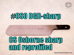 CS Osborne-sharp draw gauge blade, sharpened and reprofiled by me – $25.00 – in stock.