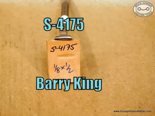 S-4175 – Barry King horizontal line thumbprint, 1/8 X 1/2 inch – $30.00