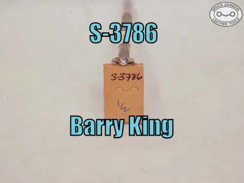 S-3786 – Barry King leaf cutter stamp, 1/2 inch – $30.00