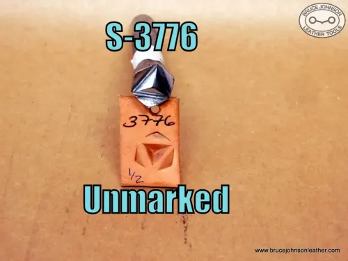 S-3776 – unmarked geometric stamp, 1/2 inch – $45.00.
