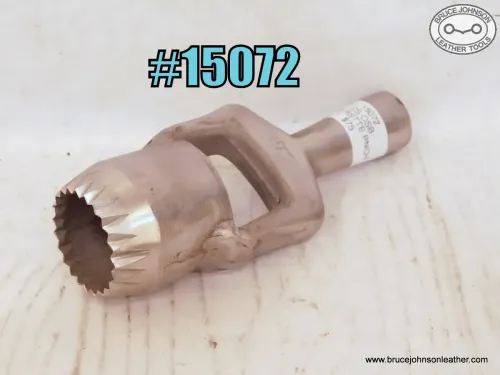 15072 – CS Osborne pinked point Rosette punch, 1-1/2 inch – $75.00.