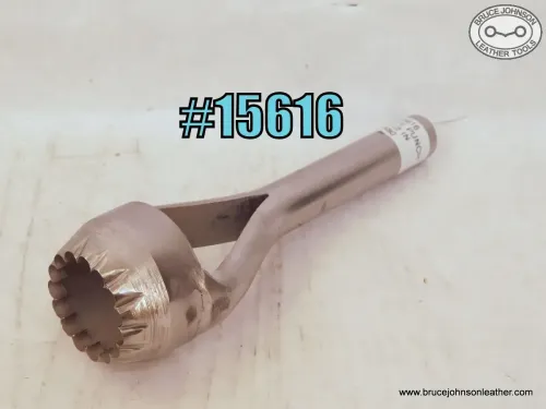 15616 – refurbished rosette punch, 1-1/2 inch – $80.00.