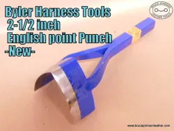 Byler Harness Tools 2-1/2 inch English point punch – $60.00 – in stock.