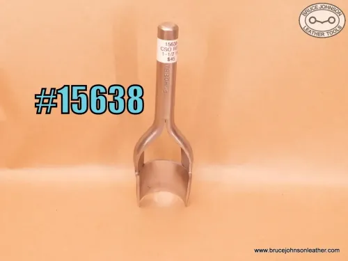 SOLD - 15638 – CS Osborne 1-1/2 inch round end arch punch – $45.00.