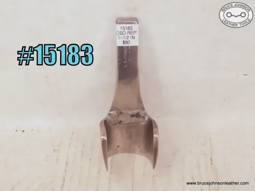 15183 – CS Osborne 1-1/2 inch round end punch – $80.00.