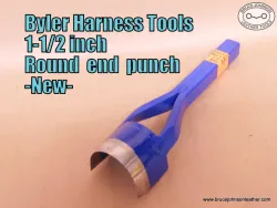 Byler Harness Tools 1-1/2 inch round end punch – $45.00. – in stock.