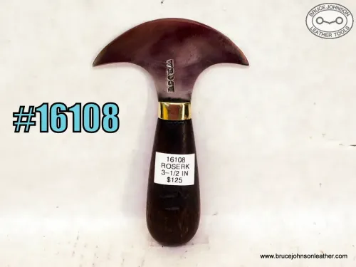 SOLD - 16108 – Rose round knife, 3-1/2 inch wide – $125