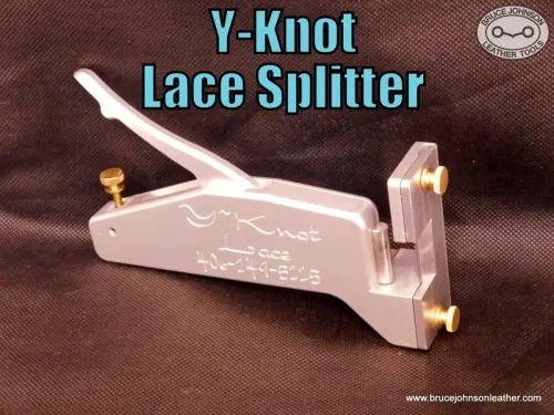 YKLS - New Y-Knot handheld lace splitter, splits up to 1/2 inch wide lace, comes with 100 blades – $250.00 - in stock