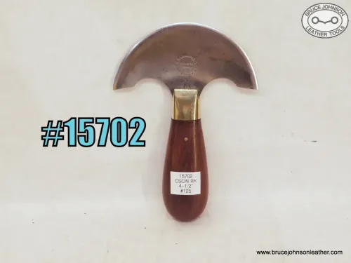 15702 – CS Osborne Star marked Newark round knife, 4-1/2 inches wide – $125.00.
