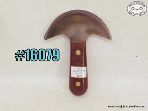 16079 – Bob Dozier round knife, 4-1/2 inches wide – $300.00.