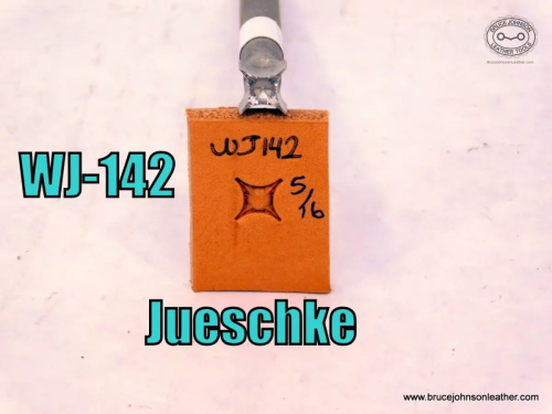 WJ-142 – Jueschke 5-16 geometric block stamp – $65.00.
