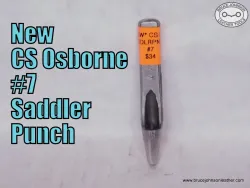 New CS Osborne #7 saddler punch, 7/32 inch – $34.00