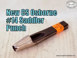 New CS Osborne #14 saddler punch, 15/32 inch – $40.00.– in stock
