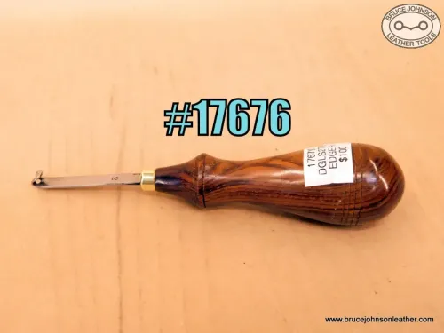 SOLD - 17676 – Bob Douglas #2 turnback-tight corner edger, about 3/32 inch of cut – $100.00
